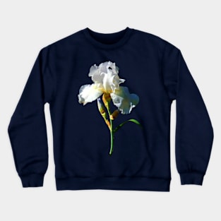 Irises - White Iris in Sunshine Crewneck Sweatshirt